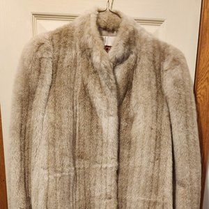 Vintage Sasson Womens Faux Fur Coat - Never Worn!